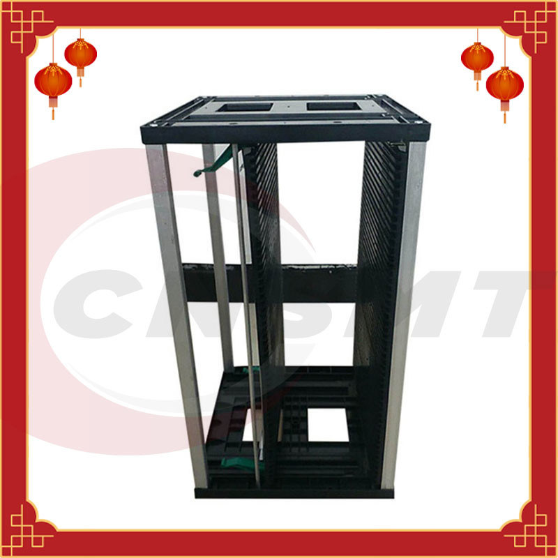 Black 109Ω ESD PCB Magazine Rack 250mm Right To Left Customize